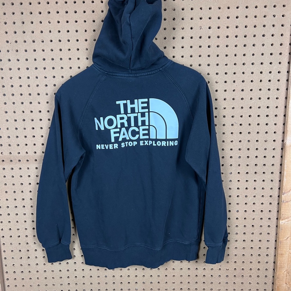 The North Face Black Logo Hoodie Size Small